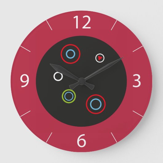 Retro wandklok (Voorkant)