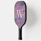 Retro wandtextuur pickleball paddle (Links)