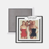 Retro 'Wanker' magneet (Voorkant / Achterkant)