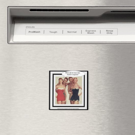 Retro 'Wanker' magneet (Insitu (Vaatwasser))