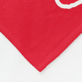 Retro Ware Liefde Hart Rode Valentijnsdag Foto Fleece Deken (Hoek)