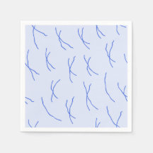 Retro Warm Abstract Strepen | Koninklijk Blauw