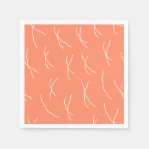 Retro Warm Abstracte Strepen | Zalm Roze
