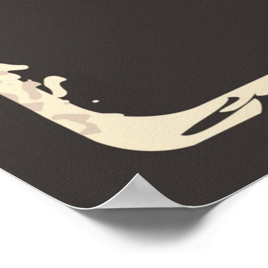 retro -  warme chocolade business poster (Hoek)