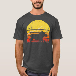 Retro Warthog Silhouette Sun Animal T-shirt