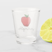 Retro Washington Apple souvenir geschoten glas (Achterkant)