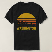  Retro Washington DC Skyline Jul4th Indep T-shirt (Design voorkant)