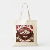 Retro Washington Tote Bag (Achterkant)