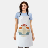 Retro Wat Kat Mes Miauw Kit Kat Fun Cats Moeder En Schort (Gedragen)