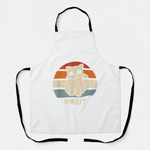 Retro Wat Kat Mes Miauw Kit Kat Fun Cats Moeder En Schort