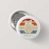 Retro Wat Kat Mes Miauw Kitty Grappige Katten Moed Ronde Button 3,2 Cm (Voorkant /achterkant)