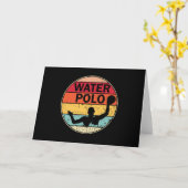 Retro Water Polo - H2 Polo Waterpolo Kaart (Gele Bloem)