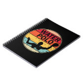 Retro Water Polo -  H2 Polo Waterpolo Notitieboek (Linkerzijde)