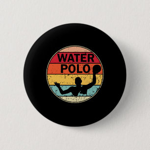 Retro Water Polo - H2 Polo Waterpolo Ronde Button 5,7 Cm