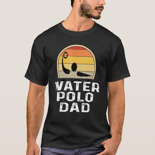 Retro Water Polo Pap Zondag zwemmen (Voorkant)