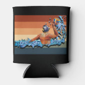 Retro Water polo  Style Sport Blikjeskoeler (Voorkant)