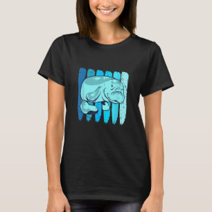 Retro waterdier zeekoe Cute zeedier Mana T-shirt