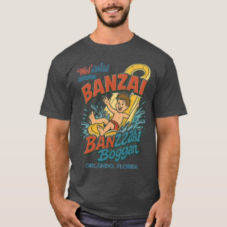 Retro waterpark in 80s-stijl BANZAI ORLANDO, FLORI T-shirt