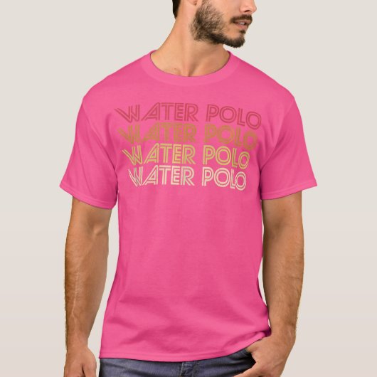 Retro Waterpolo  Waterpolo T-shirt (Voorkant)