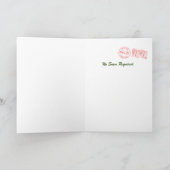 Retro Waterskiërs Kerst Kaart (Binnen)