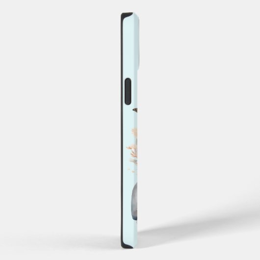 Retro waterverf auto koffers road trip Case-Mate iPhone case (Achterkant / Rechts)