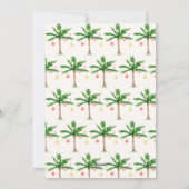 Retro Waterverf Kerstmis in juli Zomerfeest Feestdagenkaart (Achterkant)