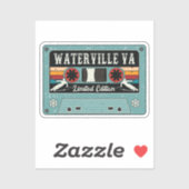 Retro Waterville Valley Ski Sticker (Vel)