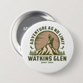 Retro Watkins Glen Hike Ronde Button 7,6 Cm (Voorkant /achterkant)