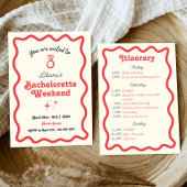 Retro Wave Bachelorette Weekend Route Kaart