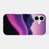 Retro Wave Bergen iPhone 16 Hoesje (Achterkant horizontaal)
