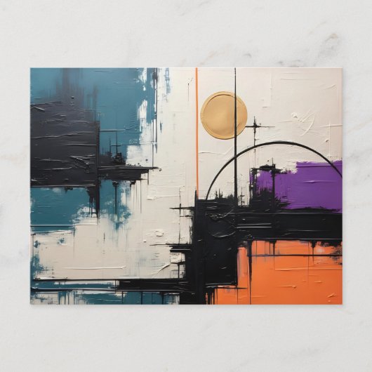 Retro Wave Design 03 Briefkaart (Voorkant)