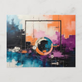 Retro Wave Design 04 - Briefkaart (Voorkant)