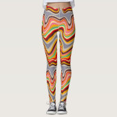 retro wave disco leggings (Voorkant)