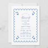 Retro Wave Doodle Handgeschreven repetitie diner Kaart (Voorkant)