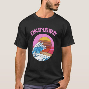 Retro Wave En Zon Okinawa Kanagawa Japan T-shirt