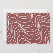 Retro Wave Foto Afstudeerfeest Kaart (Achterkant)