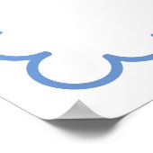 Retro Wave Geïllustreerde Doodle Bruiloft Welkomst Poster (Hoek)