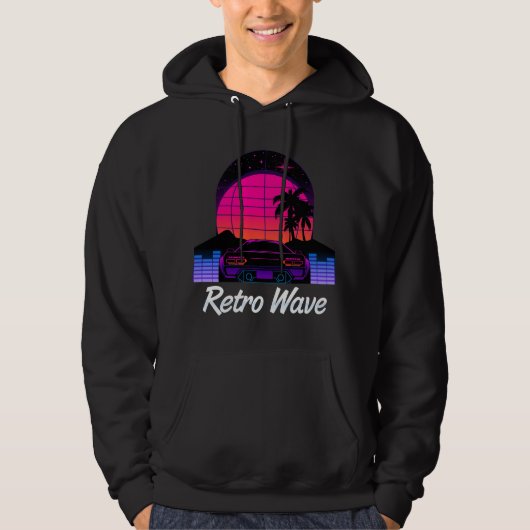 "Retro Wave" Hoodie (Voorkant)
