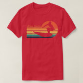 Retro Wave Hunter Surfer Surfen Surf 1 T-shirt (Design voorkant)
