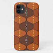 Retro Wave Sinaasappel Case-Mate iPhone Case (Achterkant)