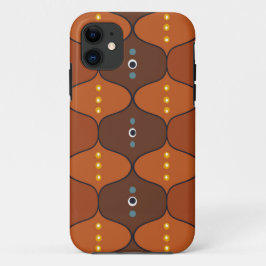 Retro Wave Sinaasappel Case-Mate iPhone Case