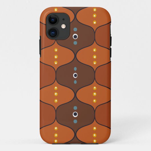 Retro Wave Sinaasappel Case-Mate iPhone Case (Achterkant)
