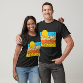 Retro Wave Surfboard Ocean Surfing Surfer T-shirt (Unisex)