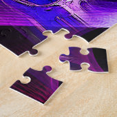 Retro Wave TurboProp Vliegtuig Puzzle Legpuzzel (Zijkant)