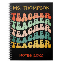 Retro Wave Typografie Teacher Repeteren