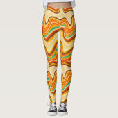 retro wave warm leggings (Voorkant)