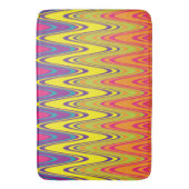 Retro Waves Bath Mat (Voorkant Verticaal)