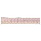 Retro Waves brown & roze passementerie Lange Tafelloper (Horizontaal)