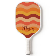 Retro Waves sinaasappel en geel Gepersonaliseerd