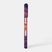 Retro Wavy Abstract Nebula iPhone 16 Hoesje (Rechterkant)